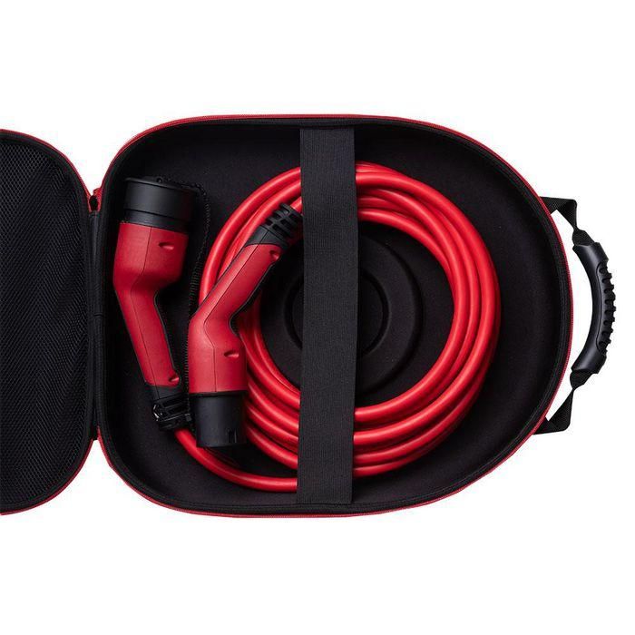 DEFA eConnect Premium Bag para Cables de Carga Modo 3 Resistente e Ignífuga con Asa Ergonómica y Fijación en Maletero (Cable No Incluido)