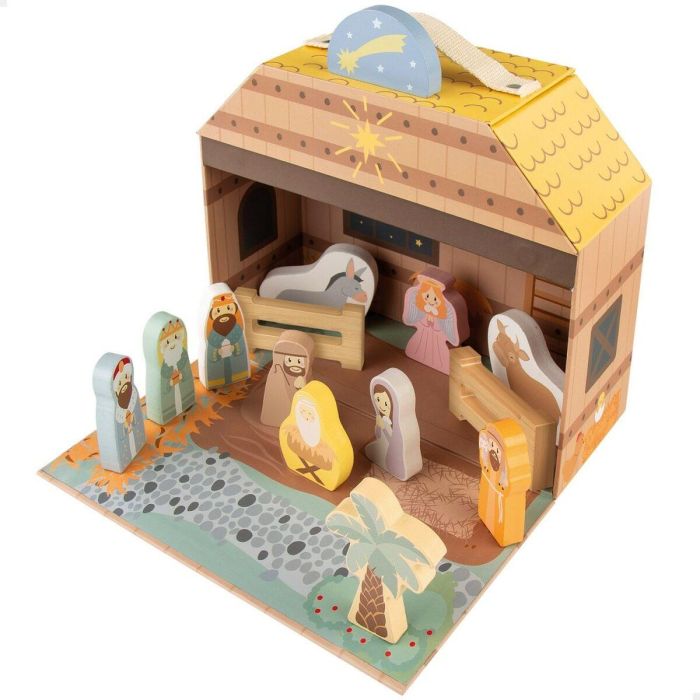 Belén de Navidad Woomax 15 Piezas 24,5 x 20,5 x 24,5 cm (6 Unidades) 6 Belén de Navidad Woomax 15 Piezas 24,5 x 20,5 x 24,5 cm (6 Unidades) 6