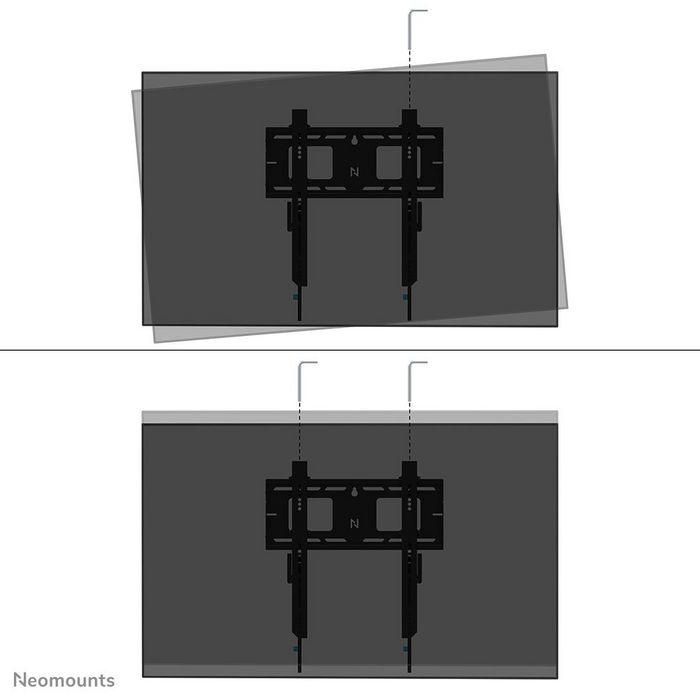 Neomounts WL30-750BL14 Soporte de Pared Fijo para Pantallas Pesadas de 42-75", Hasta 100kg, VESA 100x100-400x400, Nivelación, Instalación Rápida, Negro 11