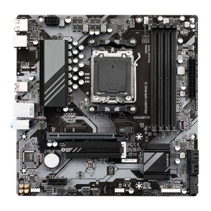Gigabyte A620M Gaming X Placa Base Micro-ATX Socket AM5 con DDR5, HDMI, DisplayPort, 4x SATA, M.2, PCIe