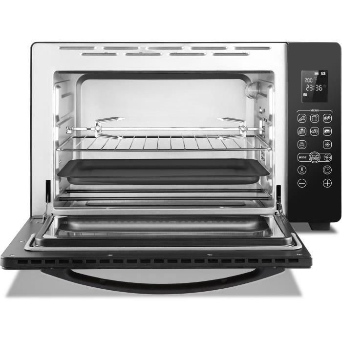 CONTINENTAL EDISON CEMF45DIG - Mini horno eléctrico 45L negro - 2000W - Asador, Convección natural 5 CONTINENTAL EDISON CEMF45DIG - Mini horno eléctrico 45L negro - 2000W - Asador, Convección natural 5