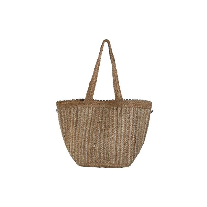 Bolso Mediterraneo DKD Home Decor Crema Marron 23 x 33 x 50 cm (2 Unidades) 1