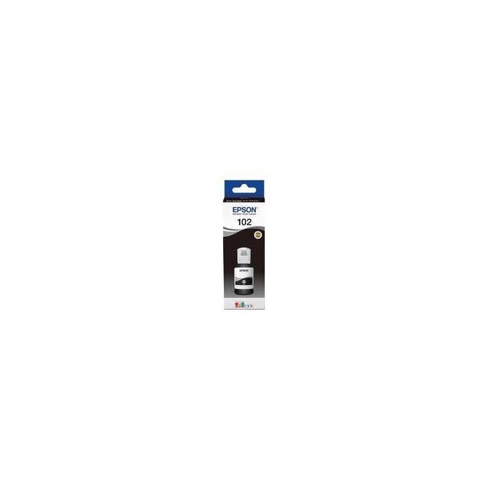 Epson Tinta Ecotank Botella Negro 102 para Et-2700, 2750, 3700, 3750, 4750