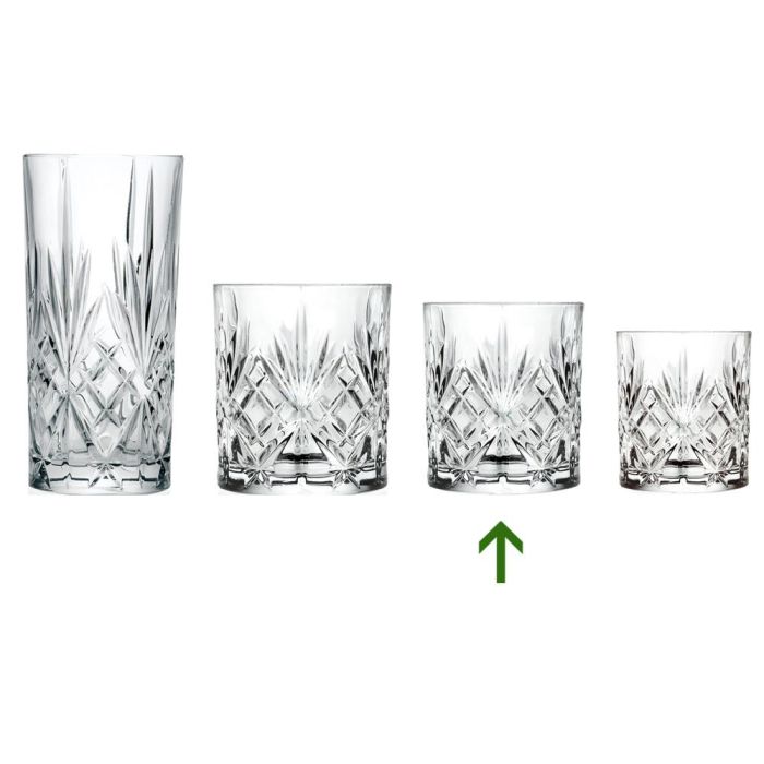 Rcr Cristalleria Melodia Vaso 240 Ml de Cristal Eco-Luxion, Altura 85 Mm (6 Unidades) 3