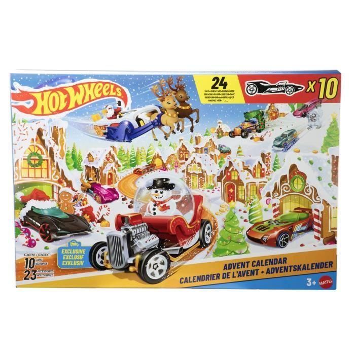 Calendario de Adviento Hot Wheels Metal Plástico Deportes 4