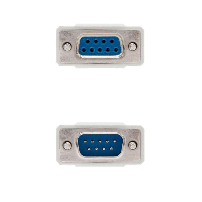 Nanocable Cable Rs232 Db9 Macho - Hembra 1.8M Beige 2