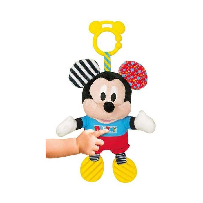 Clementoni Sonajero Mickey Peluche Texturas Con Mordedor 18x28x11 cm 14