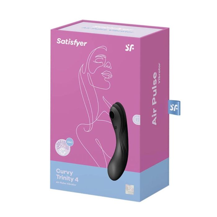 Satisfyer Curvy trinity 3 vibrador de aire negro negro