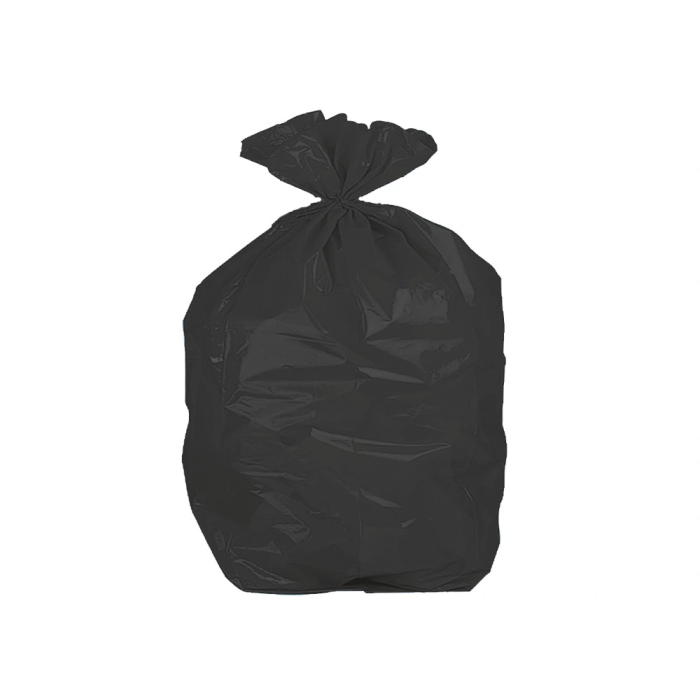 Blanca Bolsa Basura Doméstica Negra 54x60 Galga 100 Rollo 25 Unidades 100% Reciclado 2