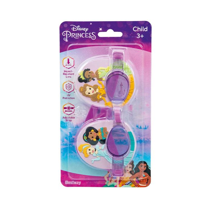 Bestway Gafa Natacion Infantil Correa Silicona Princesas +3 Años Piscina y Playa 09115 3
