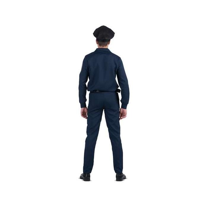 Disfraz policía gorra, camisa, pantalón y cinturón con pistolera talla XXL 2 Disfraz policía gorra, camisa, pantalón y cinturón con pistolera talla XXL 2