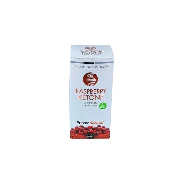 PRISMA NATURAL Raspberry Ketone Líquido con Café Verde, Mango y Cromo para Control de Peso, 500ml