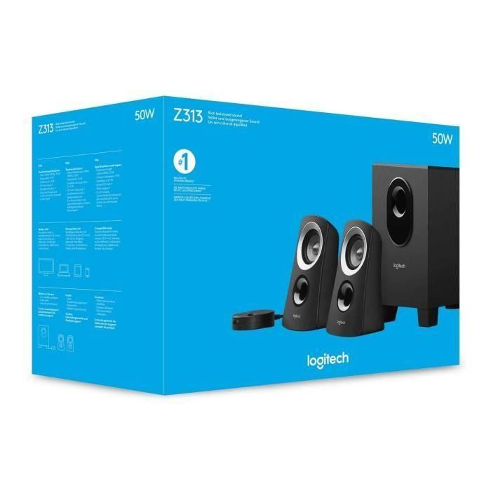 Logitech Altavoces Z313 2.1 25 W con Subwoofer Compacto 4 Logitech Altavoces Z313 2.1 25 W con Subwoofer Compacto 4