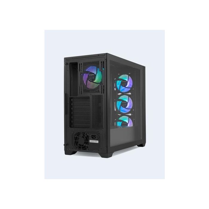 NOX Hummer Horus Midi Tower Gaming PC Cristal Templado Frontal/Lateral ARGB 4x120mm Ventiladores Negro E-ATX ATX mATX ITX 2 NOX Hummer Horus Midi Tower Gaming PC Cristal Templado Frontal/Lateral ARGB 4x120mm Ventiladores Negro E-ATX ATX mATX ITX 2