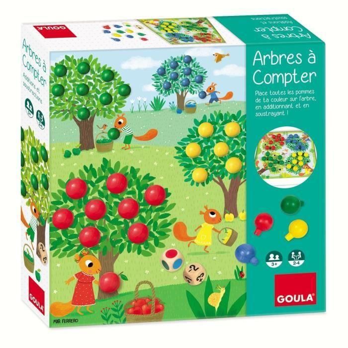 Goula GOU8410446531488 Juego Educativo: Árboles para Contar y Completar con Frutos según los Dados 0 Goula GOU8410446531488 Juego Educativo: Árboles para Contar y Completar con Frutos según los Dados 0