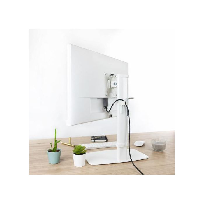 TooQ DB1127TN-W Soporte para Monitor de Escritorio, 27", Independiente, Blanco TooQ DB1127TN-W Soporte para Monitor de Escritorio, 27", Independiente, Blanco