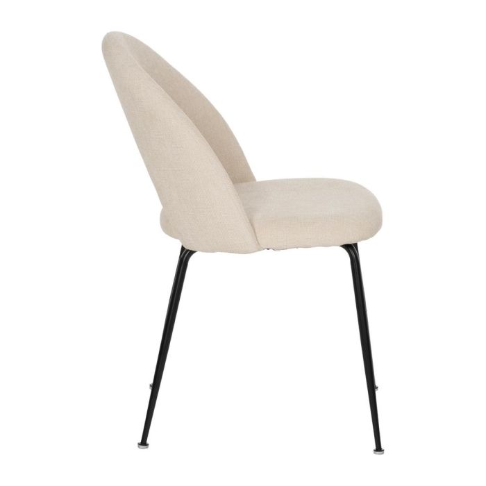 Silla Blanco Tejido-Metal Contract 49 X 60 X 81 cm