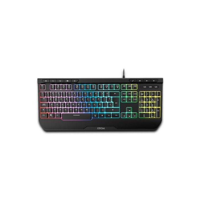 Pack Gaming Krom Kenya Negro Qwerty Español 2 Pack Gaming Krom Kenya Negro Qwerty Español 2