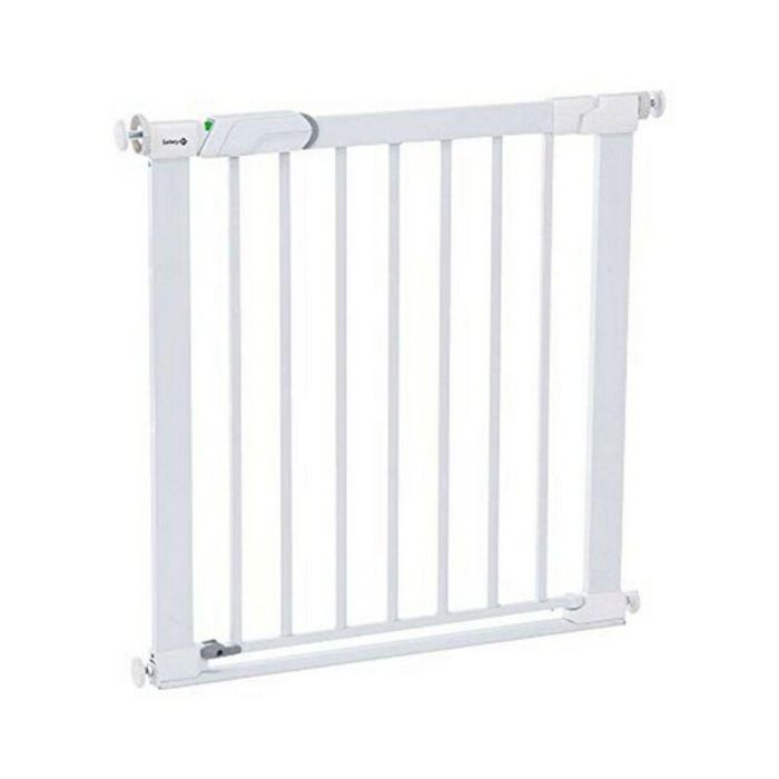 Safety 1st Barrera de Seguridad para Niños Easy Close de Presión SecurTech, Metal Blanco 73-80 cm