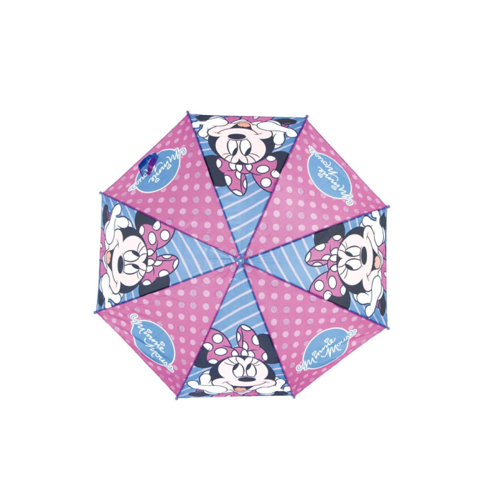 Paraguas Automático Minnie Mouse Lucky Azul Rosa (Ø 84 cm) 1
