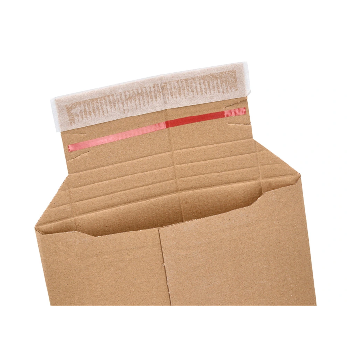 Q-connect Sobre de cartón reciclado 100% Kraft autoadhesivo 314x252x72 mm para envíos 5