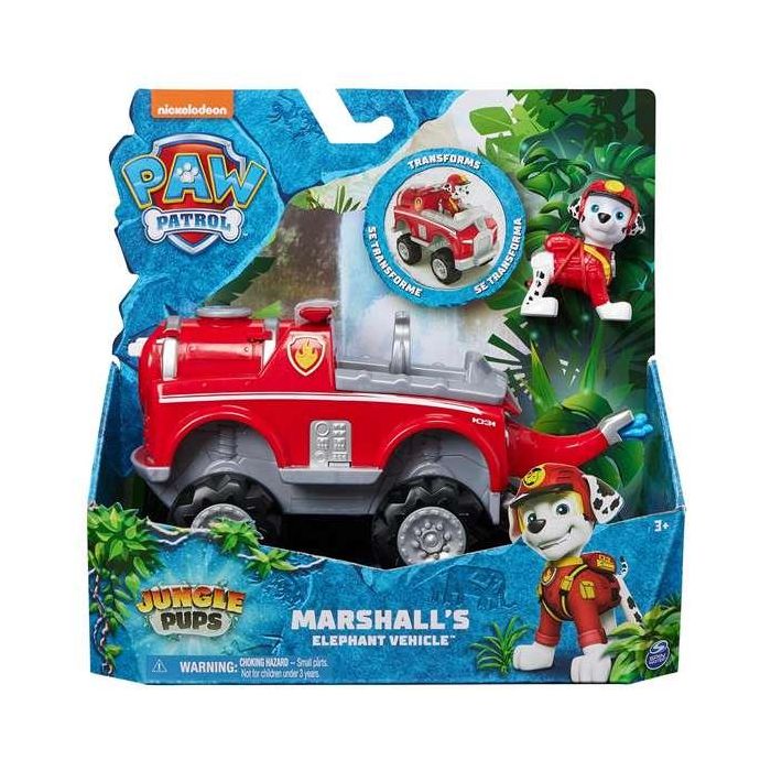 Vehículo paw patrol jungle incluye una figura. 23,18x22,86x9,84 cm - modelos surtidos 3 Vehículo paw patrol jungle incluye una figura. 23,18x22,86x9,84 cm - modelos surtidos 3