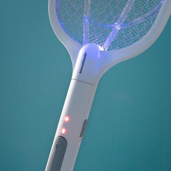 Raqueta Matainsectos Recargable con Luz UV 2 en 1 KL Rak InnovaGoods 12 Raqueta Matainsectos Recargable con Luz UV 2 en 1 KL Rak InnovaGoods 12