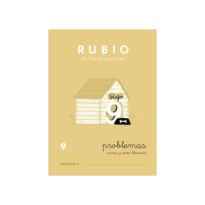 Cuaderno Rubio A5 Operaciones Y Problemas Nº 9 - Sumas Y Restas Llevando (+7 Años) (Set de 10)