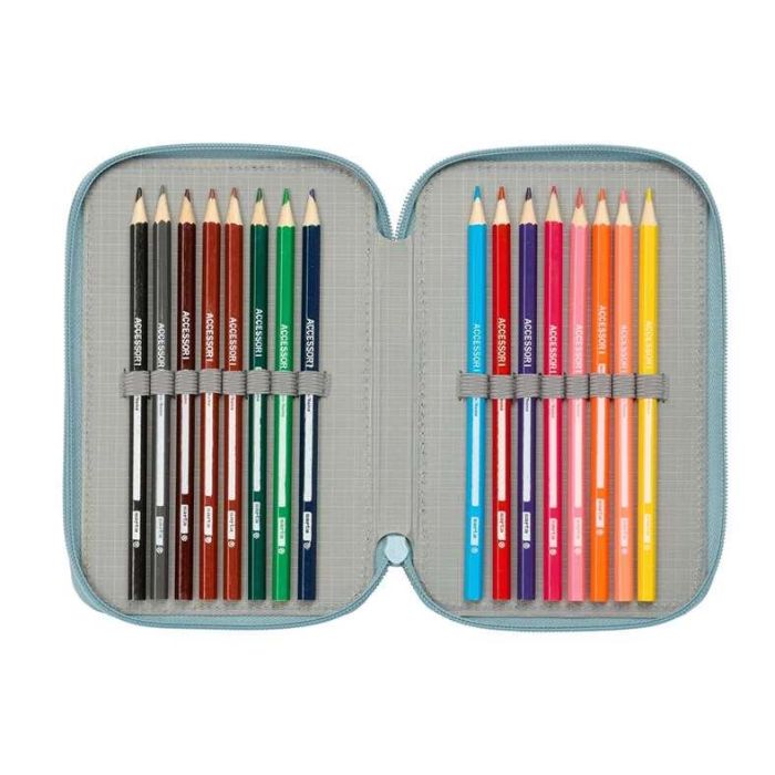Plumier triple 37 pcs wicked 12,5x19,5x5,5cm 3