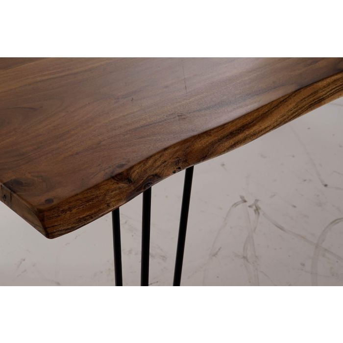 Mesa de Comedor DKD Home Decor 180 x 87 x 76 cm Negro Metal Marrón Madera de acacia 2 Mesa de Comedor DKD Home Decor 180 x 87 x 76 cm Negro Metal Marrón Madera de acacia 2