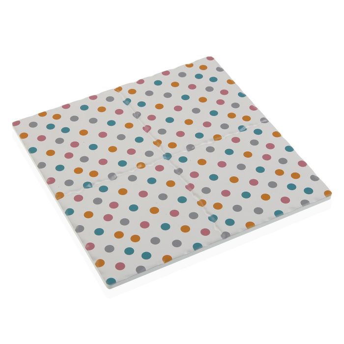 Salvamantel Ceram. Springdots Versa (4 Unidades) Salvamantel Ceram. Springdots Versa (4 Unidades)