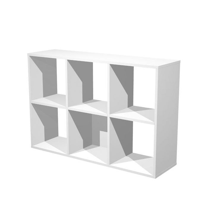 Artexport Estantería 6 Cubos Home Office 2767 Blanco -Desmontado- Artexport Estantería 6 Cubos Home Office 2767 Blanco -Desmontado-