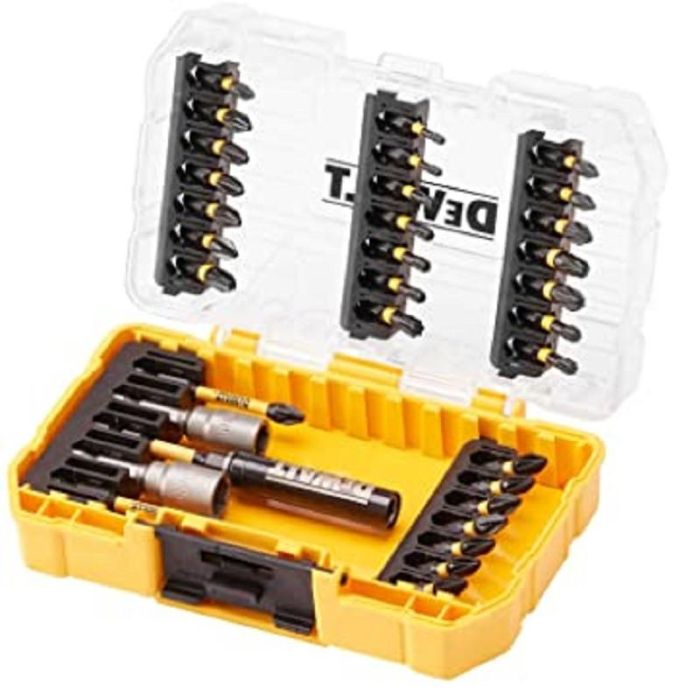 DEWALT Juego 33 Piezas Atornillar FLEXTORQ DT70742T-QZ Metal Negro Amarillo DEWALT Juego 33 Piezas Atornillar FLEXTORQ DT70742T-QZ Metal Negro Amarillo