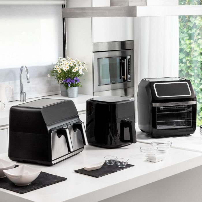 Freidora de Aire con Báscula InnovaGoods Fryinn Balance 5000 Negro 1500 W 5 L Acero Inoxidable 5 Freidora de Aire con Báscula InnovaGoods Fryinn Balance 5000 Negro 1500 W 5 L Acero Inoxidable 5