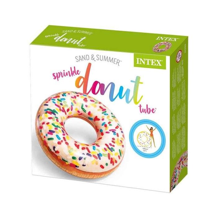 Flotador rueda donut blanco caramelos 99x25 cm (+ 9 años) - modelos surtidos 8 Flotador rueda donut blanco caramelos 99x25 cm (+ 9 años) - modelos surtidos 8