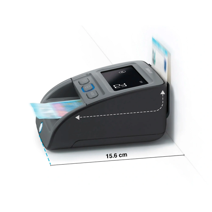 Safescan Detector Automático de Billetes 155-S con 7 Formas de Detección de Billetes Falsos, Alarma Visual y Sonora, Pantalla LCD 3