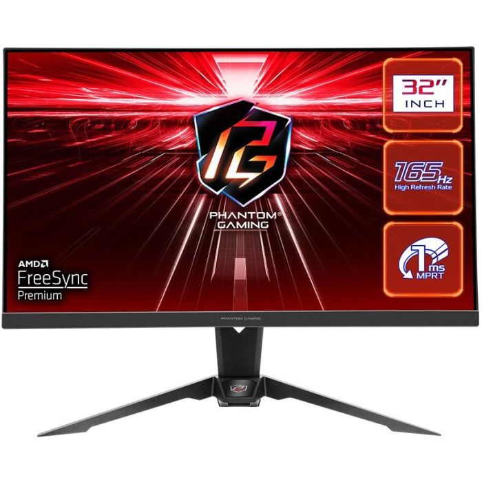 ASRock Monitor Gaming PG32QF2B 32" WQHD 165Hz VA DisplayHDR 400, 90LXA020-A0E2A0V 0 ASRock Monitor Gaming PG32QF2B 32" WQHD 165Hz VA DisplayHDR 400, 90LXA020-A0E2A0V 0