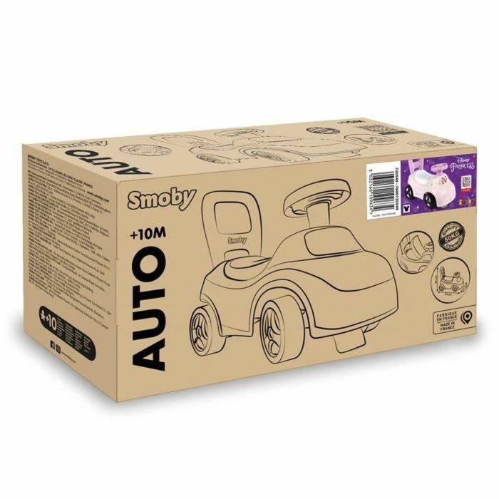 Smoby - Portabebés 2 en 1 - Princesas Disney - Caja bajo el sillín + bocina - A partir de 10 meses - Fabricado en Francia 1