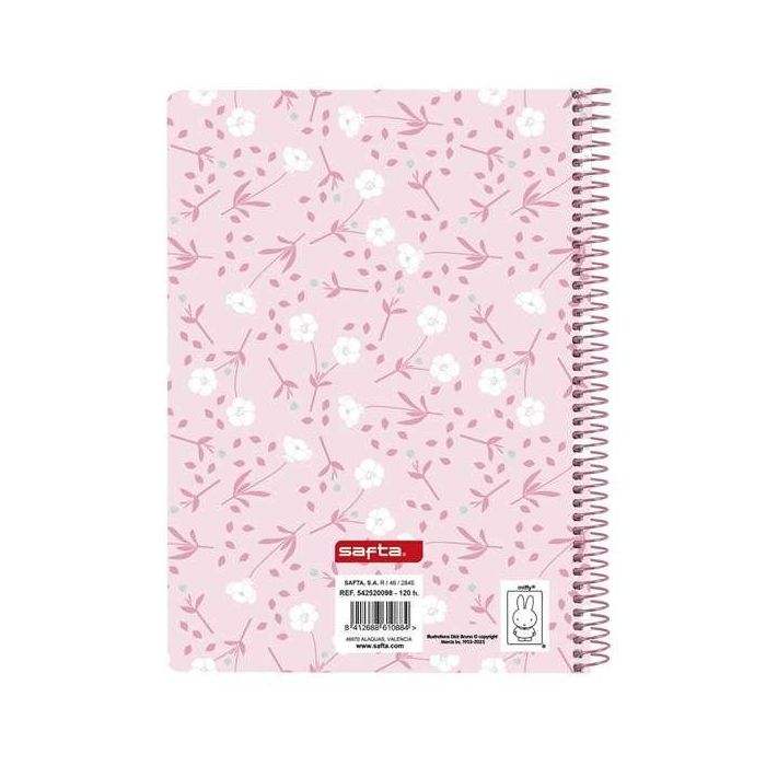 Bloc a6 120 hojas miffy "flores" 11,8x14,6 cm 1 Bloc a6 120 hojas miffy "flores" 11,8x14,6 cm 1