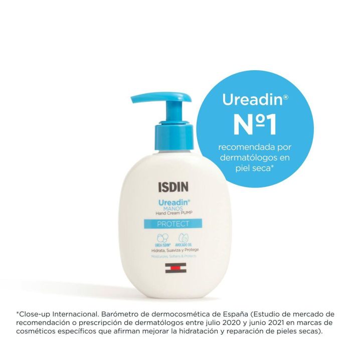 Isdin Ureadin Crema de Manos Protectora Pump con Urea, Hidratación Prolongada y Protección, 200 ml 7