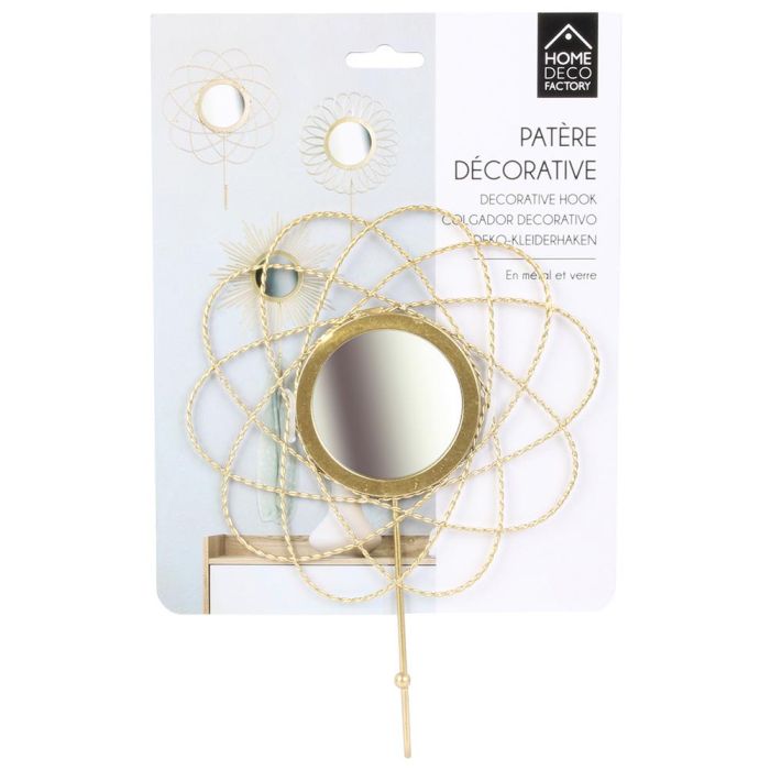 Colgador Decorativo Con Espejo Home Deco Factory 3 Colgador Decorativo Con Espejo Home Deco Factory 3
