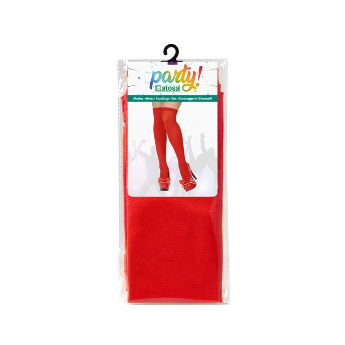 Medias Rojo Lisa 1 Medias Rojo Lisa 1