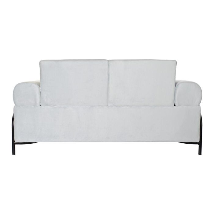 Sofa Sixties DKD Home Decor Azul Celeste Negro 76 x 76 x 154 cm 1