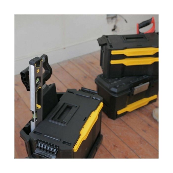 Stanley 1-79-206 Taller Móvil Modular para Herramientas con 4 Cajones, Asa Telescópica y Ruedas Robustas, Polipropileno 2 Stanley 1-79-206 Taller Móvil Modular para Herramientas con 4 Cajones, Asa Telescópica y Ruedas Robustas, Polipropileno 2