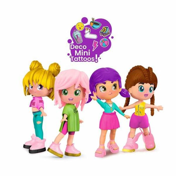 Figura pinypon top girls. tiene doble cara con tatuajes 11 cm. - modelos surtidos 3 Figura pinypon top girls. tiene doble cara con tatuajes 11 cm. - modelos surtidos 3