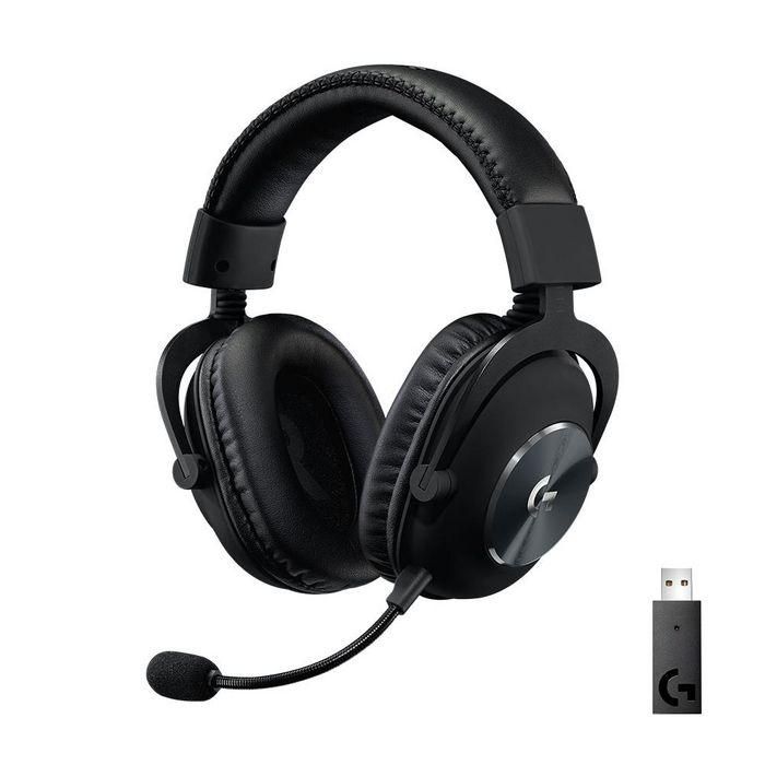 Logitech Auriculares Gaming PRO X Inalámbricos LIGHTSPEED con Micrófono Blue VO!CE, Sonido Envolvente 7.1 y Drivers PRO-G 50mm Logitech Auriculares Gaming PRO X Inalámbricos LIGHTSPEED con Micrófono Blue VO!CE, Sonido Envolvente 7.1 y Drivers PRO-G 50mm