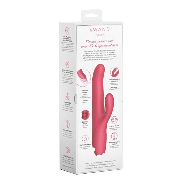 Vibrador Doble Estimulación Le Wand Rosa 4 Vibrador Doble Estimulación Le Wand Rosa 4