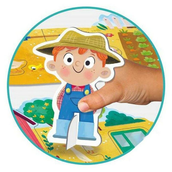 Puzzle Baby Granja XXL Goula 53176 (17 pcs) 2 Puzzle Baby Granja XXL Goula 53176 (17 pcs) 2