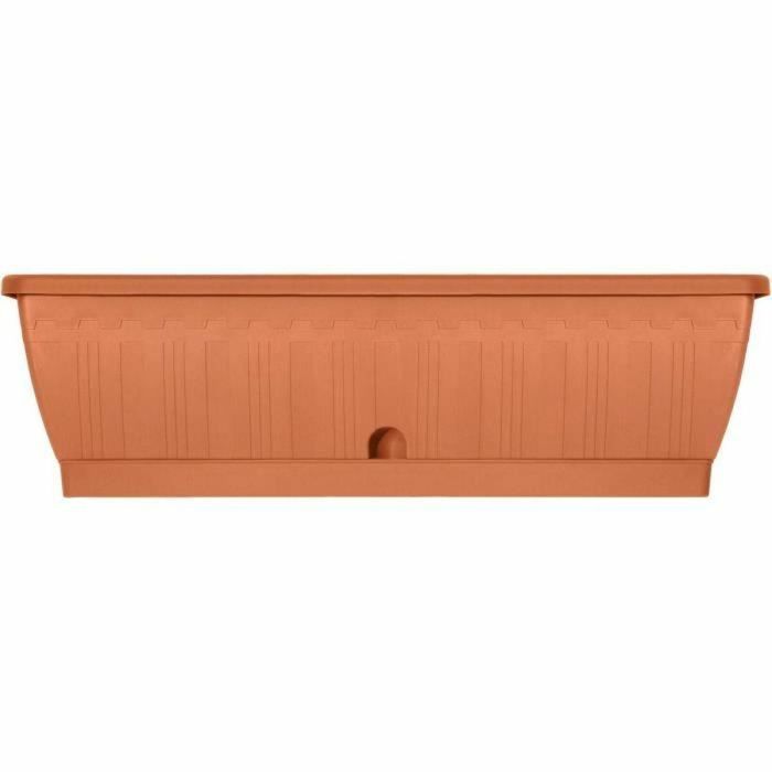 Garden Id Jardinera Terra 60 cm Terraflor 08200544 Durabilidad Reserva de Agua Reciclado 100% Reciclable Volumen Plantas