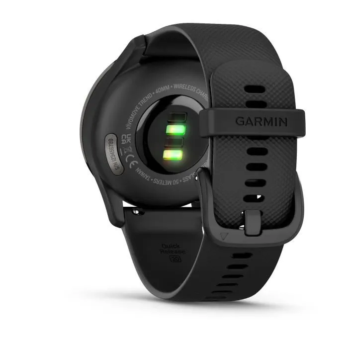 Garmin vivomove Trend Smartwatch 40mm, Negro 5